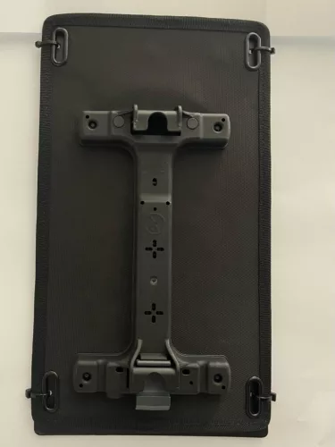 Basil táska/kosár adapter - Racktime Snap-it 2.0, segítségével levehetővé tehetők a táskák,kosarak (pl. a legtöbb Stevens, KTM, Scott, Gepida csomagtartókkal kompatibilis)