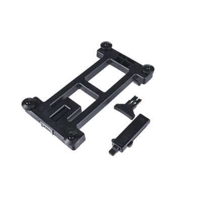 Basil táska/kosár adapter - MIK Adapter Plate 2.0, zárható, segítségével levehetővé tehetők a táskák,kosarak, kompatibilis MIK/MIK-HD (pl. Merida, Giant) vagy MIK Carrier Plate adapterrel