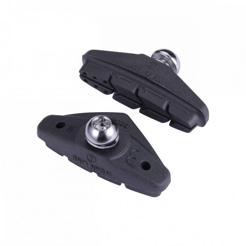 BBS-01D kerékpáros fékpofa RoadStop Deluxe, V-fék, országúti, fekete