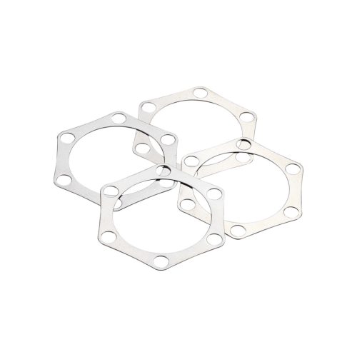BBB Cycling kerékpáros féktárcsa alátét szett, BBS-130 Rotor, 6 csavaros, 4 db-os kiszerelés, ezüst