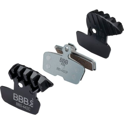 BBB Cycling kerékpáros hűtőbordás tárcsafék betét BBS-442C DiscStop Coolfin, hűtőborda + betét együtt, Avid Code R kompatibilis