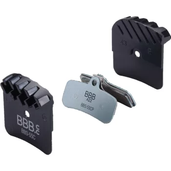   BBS-55C kerékpáros tárcsafék betét DiscStop Coolfin, hűtőborda + betét együtt, kompatibilis Shimano Saint