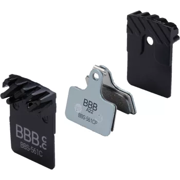   BBS-561C kerékpáros hűtőbordás tárcsafék betét DiscStop Coolfin, hűtőborda + betét együtt, kompatibilis Shimano Ultregra