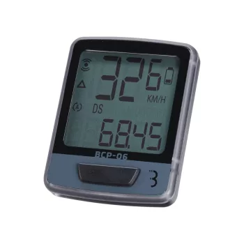   BCP-06 kerékpáros komputer DashBoard, vezetékes, 10 funkciós, fekete/szürke