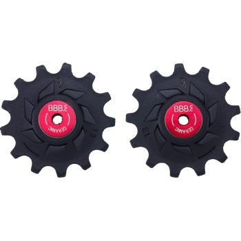   BDP-19 kerékpáros váltógörgő RollerBoys Ceramic, kerámia, ipari csapágyak, 13T-13T, Shimano 12-sebességes MTB kompatibilis, fekete