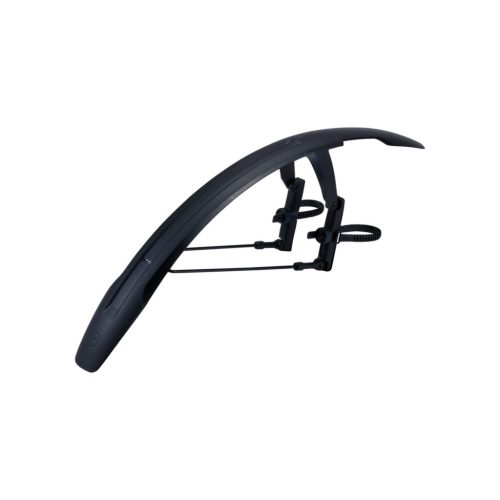 BBB Cycling kerékpáros első sárvédő szett BFD-65F DiscGuard, 28/29", gyorskioldós, országúti/Gravel kompatibilis, fekete