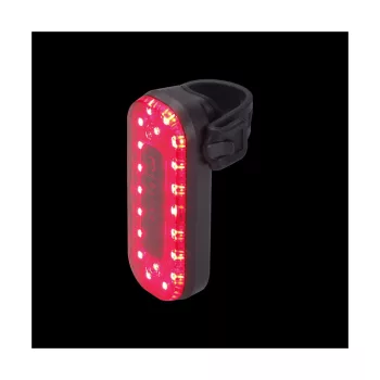   BBB Cycling kerékpáros hátsó lámpa BLS-251 Signal Radar, 80lumen, 6 mód, USB-C tölthető akku, radar mód