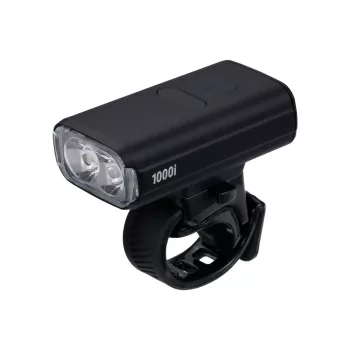   BBB Cycling kerékpáros első lámpa BLS-263i NanoStrike 1000i, 1000 lumen, 7 mód, USB-C tölthető akku, gumis felfogatás, visszajelzővel, távirányító kompatibilis (BLS-179/178i)