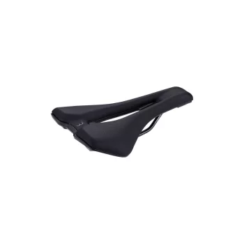   BBB Cycling kerékpáros nyereg BSD-157 Echelon Comfort, unisex, sportos kerékpározási testtartáshoz, 155mm széles, fekete
