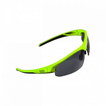   BSG-58 kerékpáros szemüveg Impress matt neon sárga keret / PC füst lencsékkel