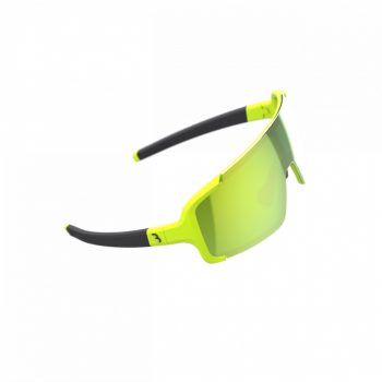   BSG-69 kerékpáros szemüveg Chester matt neon sárga keret / MLC neon zöld lencsékkel