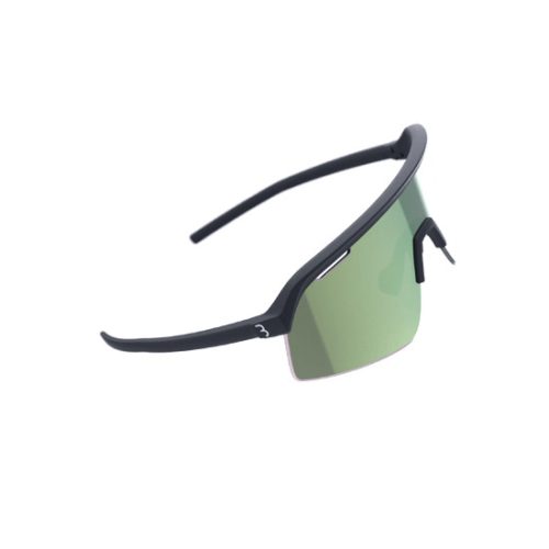 BBB Cycling kerékpáros sportszemüveg BSG-81 Valor Flux, matt fekete keret / HighContrast Flux MLC zöld lencsékkel