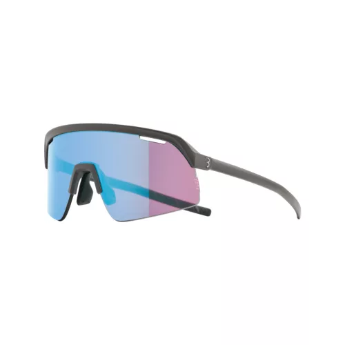 BBB Cycling kerékpáros sportszemüveg BSG-81 Valor Flux, matt sötétszürke keret / HighContrast Flux MLC kék lencsékkel
