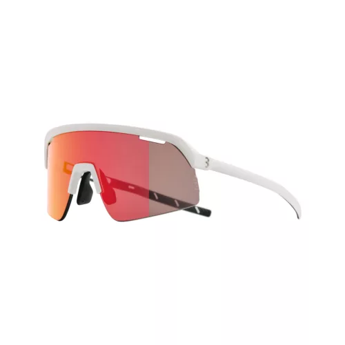 BBB Cycling kerékpáros sportszemüveg BSG-81 Valor Flux, matt fehér keret / HighContrast Flux MLC piros lencsékkel