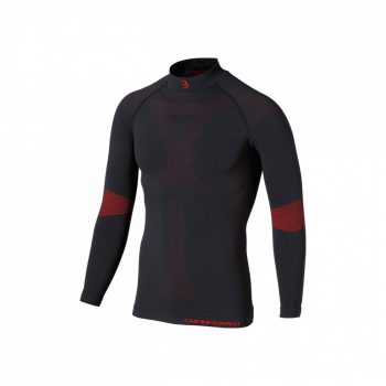   BUW-20 kerékpáros alsóruházat trikó FIRLayer unisex, hosszú ujjú, fekete XS/S