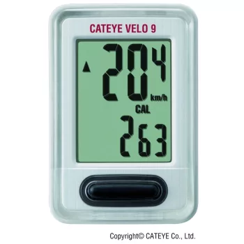 Computer cateye velo 9 ccvl820 9funk fehér