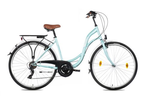 Csepel Velence Kerékpár 28" 7sp Türkiz, női, 19"