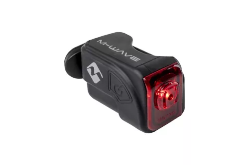 LÁMPA HÁTSÓ AKKUS 1 LED M-WAVE HELIOS K1.1 USB (SZILIKONOS) FEKETE