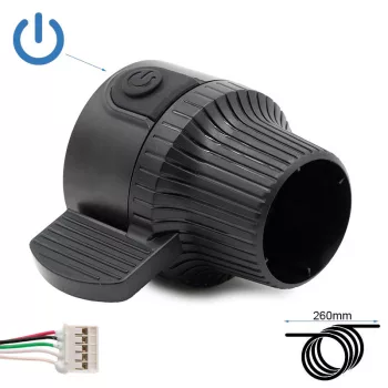 Kukirin G2/3/4 nyomógombos gázkar (logó nélkül)