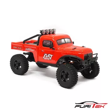   FX118 FURY WAGON RTR piros, 1/18-as, szénkefe nélküli motorral, akkumulátorral, USB töltővel
