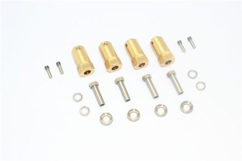 BRASS WHEEL HEX ADAPTERS 23MM -20PC SET
