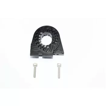   ALU KÉTOLDALAS MOTOR RÖGZÍTŐ LEMEZ HŰTŐBORDA LAMBÁKKAL 3 DB GPM TRX TRX4 DEFENDER TRX6 fekete