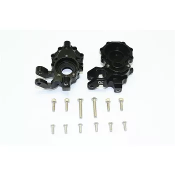   ALUMÍNIUM ELSŐ KERÉKAGYAK - 14 RÉSZES KÉSZLET, fekete GPM TRX TRX4 DEFENDER TRX6