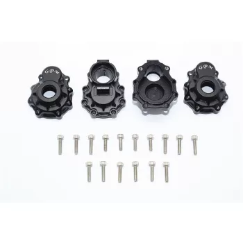   ALUMÍNIUM HÁTSÓ KIHAJTÁSOK - 20 RÉSZES KÉSZLET, fekete GPM TRX TRX4 DEFENDER TRX6