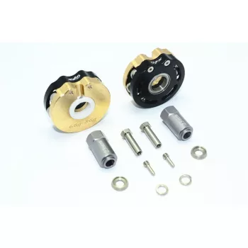   RÉZ KERÉKCSUKLÓ TENGELYSÚLY, könnyűfém tetővel+23 HEX -12 db GPM TRX TRX4 DEFENDER TRX6 fekete