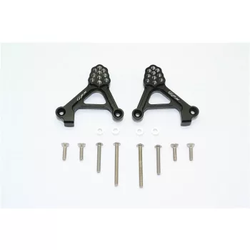   Alumínium Állítható Hátsó Lengéscsillapító Tartó - 14Db Szett Fekete, TRX4 DEFENDER