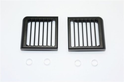 HEADLIGHT ASSEMBLY VERTICAL BRUSH GUARD ALUMINUM -6PC SET