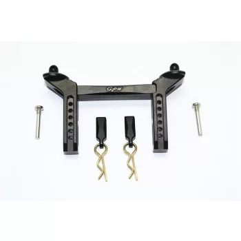   ALUMÍNIUM ELSŐ KAROSSZÉRIA RÖGZÍTŐ ELEM - 5 RÉSZES KÉSZLET fekete GPM TRX TRX4 DEFENDER TRX6