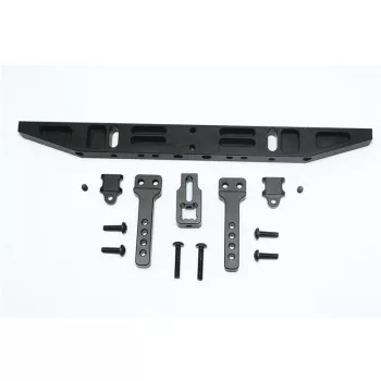   ALUMÍNIUM HÁTSÓ LÖKHÁRÍTÓ D-GYŰRŰKKEL (KLASSZIKUS) -14PC Készlet fekete