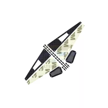   Első sárvédő fém védőburkolat fekete GPM TRX-4M Land Rover Defender