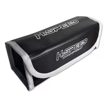 LiPo táska fekete 185x75x60mm H-SPEED