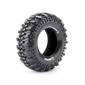   CR-Champ 1.9 szuperlágy gumik betéttel (1pár) LOUISE 1/10 Crawler (M121xSZ46mm) *J*