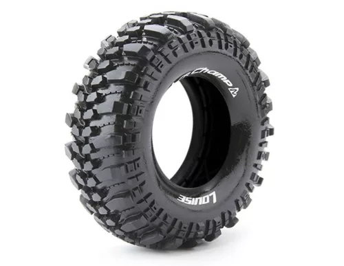 CR-Champ 1.9 szuperlágy gumik betéttel (1pár) LOUISE 1/10 Crawler (M121xSZ46mm) *J*
