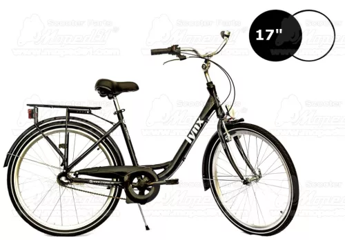 YNX Kerékpár 26" 3 seb. 17" váz black UNISEX CARIBBEAN- CITY ( súly: 14,7 kg)