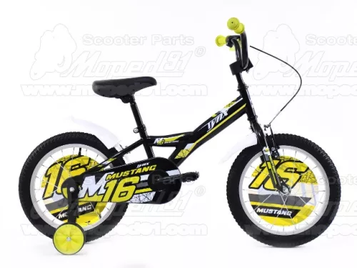 LYNX Kerékpár 16" 10" váz green KID-MUSTANG