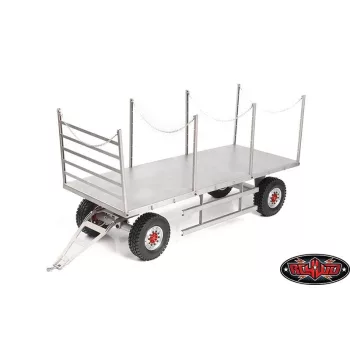 4 kerekű acél pótkocsi