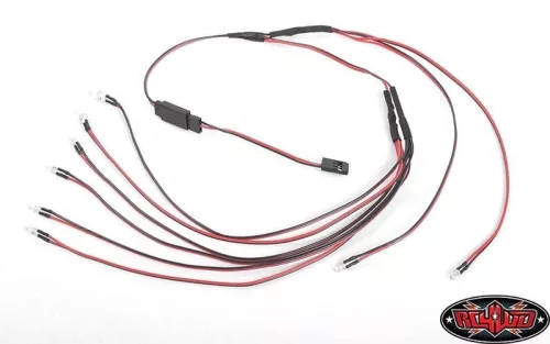 Alapvető LED világításrendszer C2X versenyautóhoz RC4WD