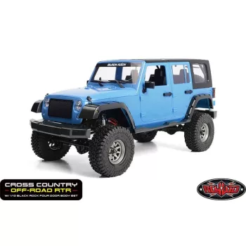 SLVR RC4WD Cross Country Off-Road RTR W/ 1/10 Black Rock 4Do