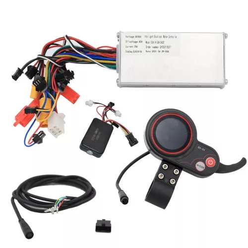 Általános elektronikai készlet 48V/52V 25A (kijelző, vezérlő, vezetékek