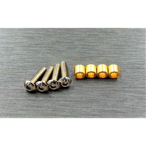 SAMIX TRX-4 brass knuckle busings set (include 4 screw)