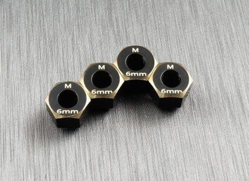 Sechskant Radmitnehmer Messing 6mm (4)