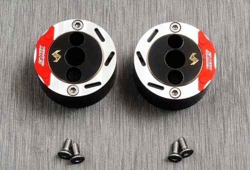 Brems-Adapter Messing hinten Set,  Bremsscheibe mit Sattel