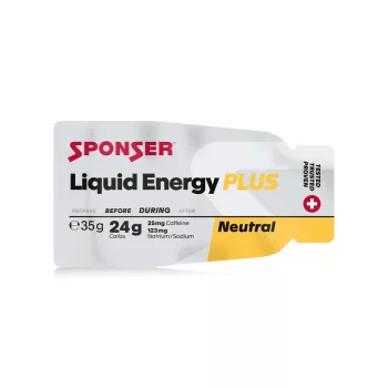 Sponser Liquid Energy Plus koffeines gél, 35g