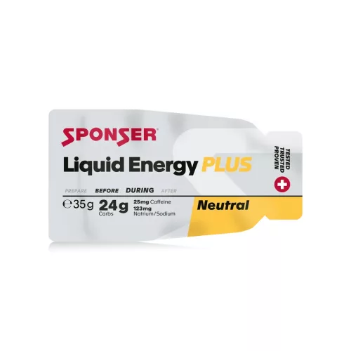 Sponser Liquid Energy Plus koffeines gél, 35g