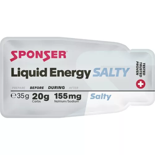 Sponser Liquid Energy Salty energia gél, 35g