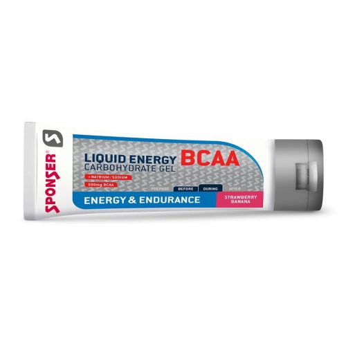 Sponser Liquid Energy BCAA energia gél, 70g, banán-eper